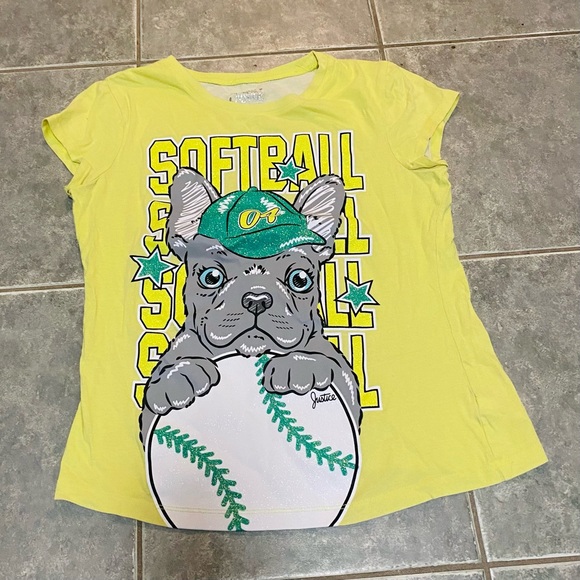 Adorable Justice Softball T-Shirt - Picture 1 of 3